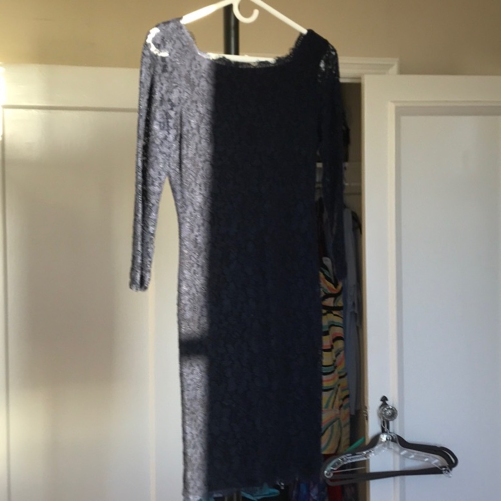 Zarita DVF size 2 royal blue navy